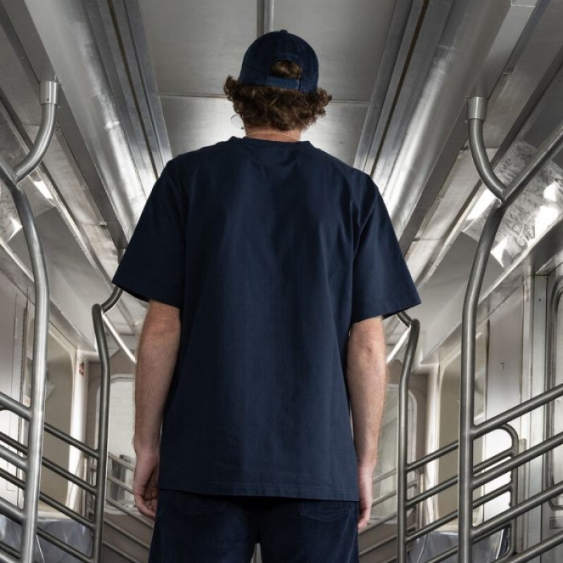 Dickies Jake Hayes Grafice T-Shirt Bleumarin | KWKG9020