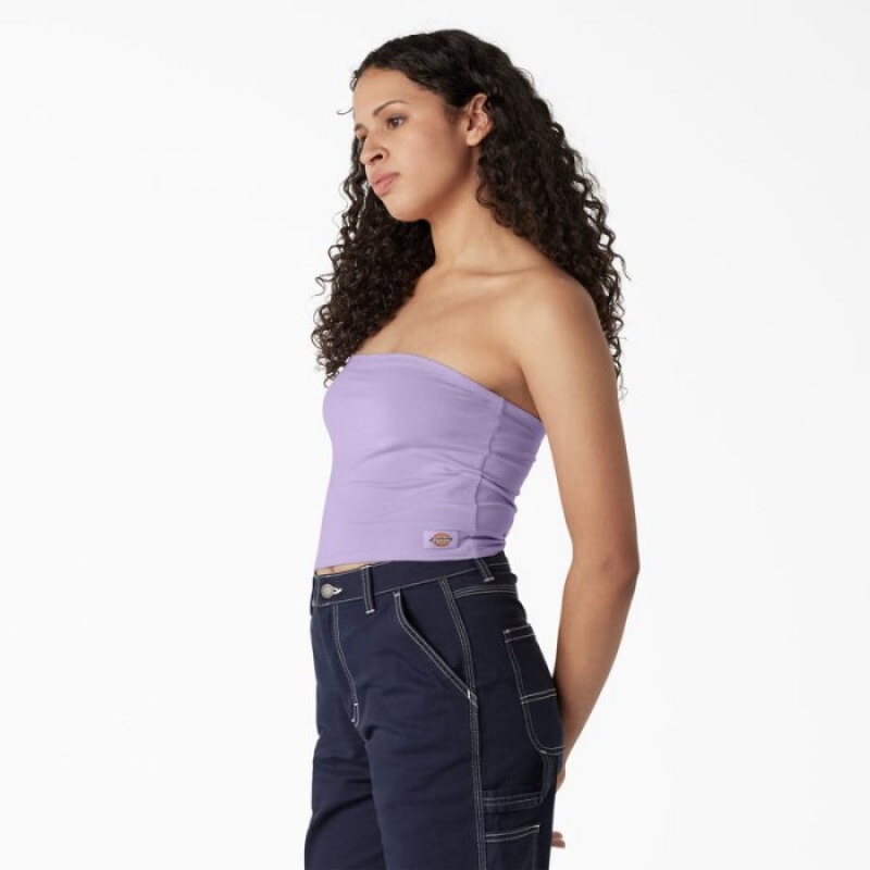 Dickies Knit Tube Top Violet Roz | THSI1203