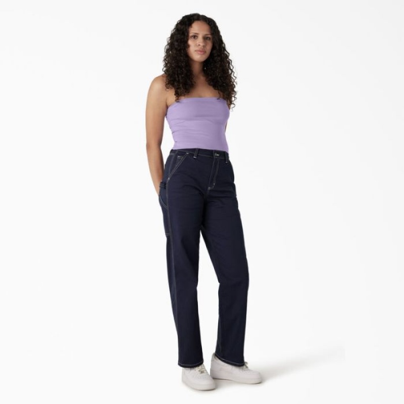 Dickies Knit Tube Top Violet Roz | THSI1203