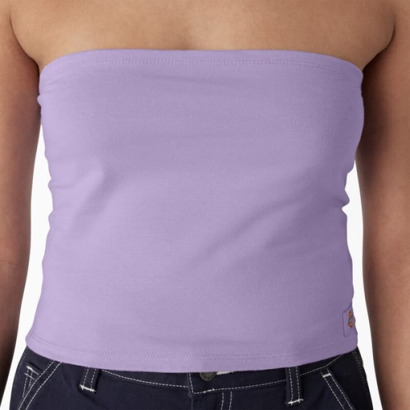 Dickies Knit Tube Top Violet Roz | THSI1203