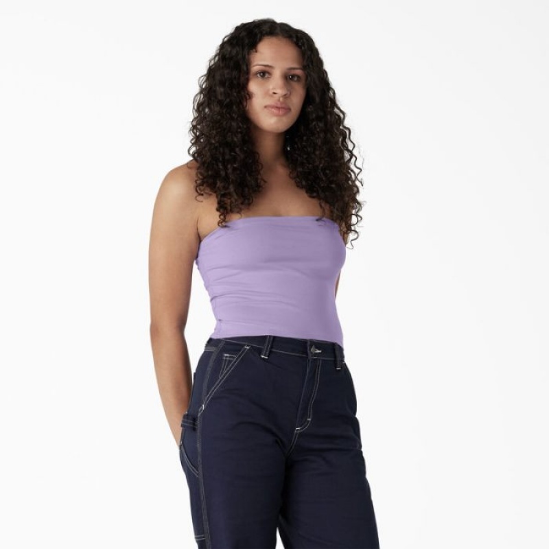 Dickies Knit Tube Top Violet Roz | THSI1203
