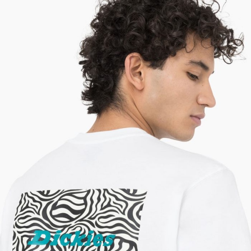 Dickies Leesburg Scurte Sleeve T-Shirt Albi | MCFX3609