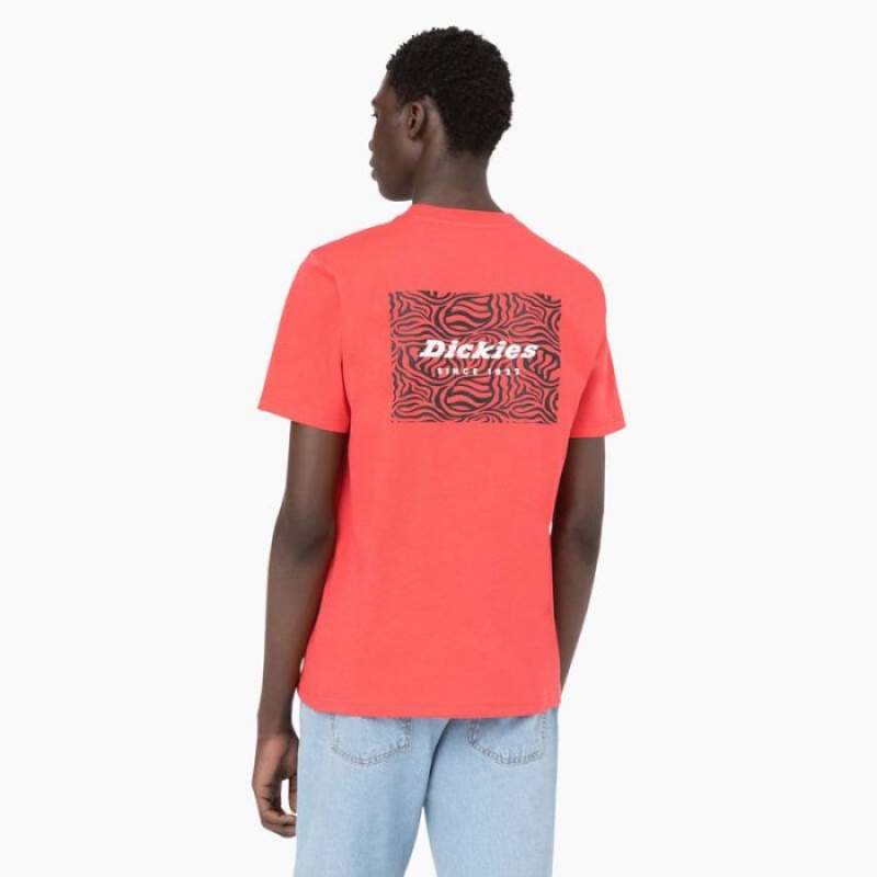 Dickies Leesburg Scurte Sleeve T-Shirt Bittersweet | YVES7467