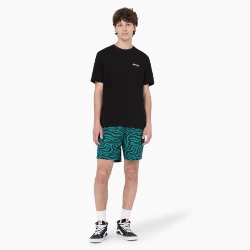 Dickies Leesburg Scurte Sleeve T-Shirt Negrii | GMYT2579