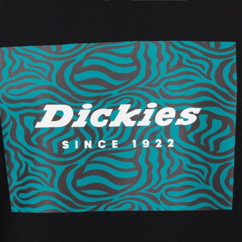 Dickies Leesburg Scurte Sleeve T-Shirt Negrii | GMYT2579