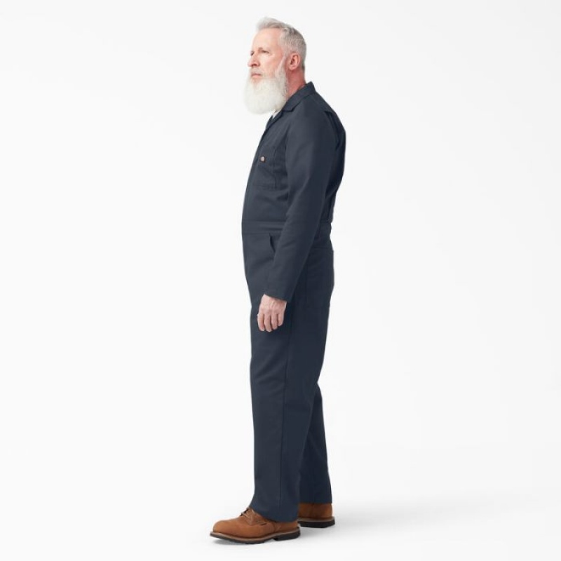 Dickies Long Sleeve Coveralls Bleumarin | DYZZ4580