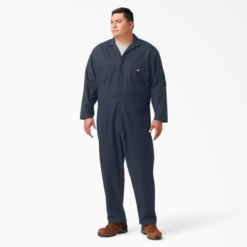 Dickies Long Sleeve Coveralls Bleumarin | DYZZ4580