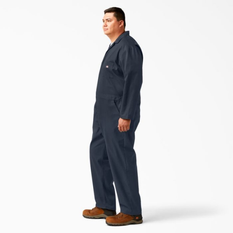 Dickies Long Sleeve Coveralls Bleumarin | DYZZ4580
