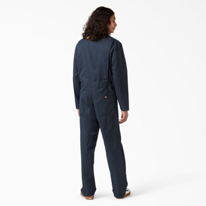 Dickies Long Sleeve Coveralls Bleumarin | DYZZ4580