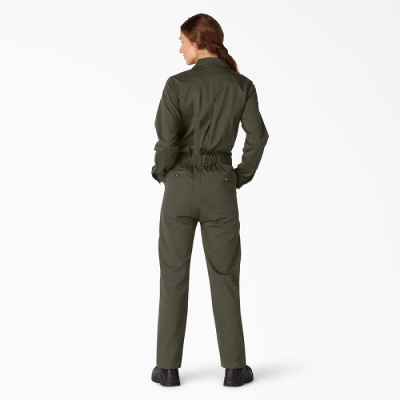Dickies Long Sleeve Coveralls Verzi | PHLP9359