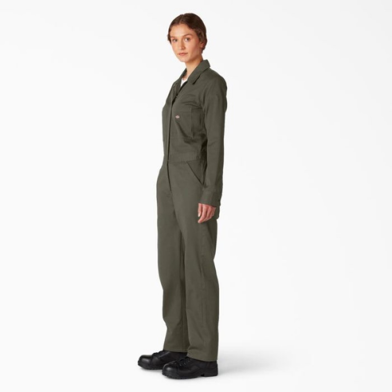Dickies Long Sleeve Coveralls Verzi | PHLP9359