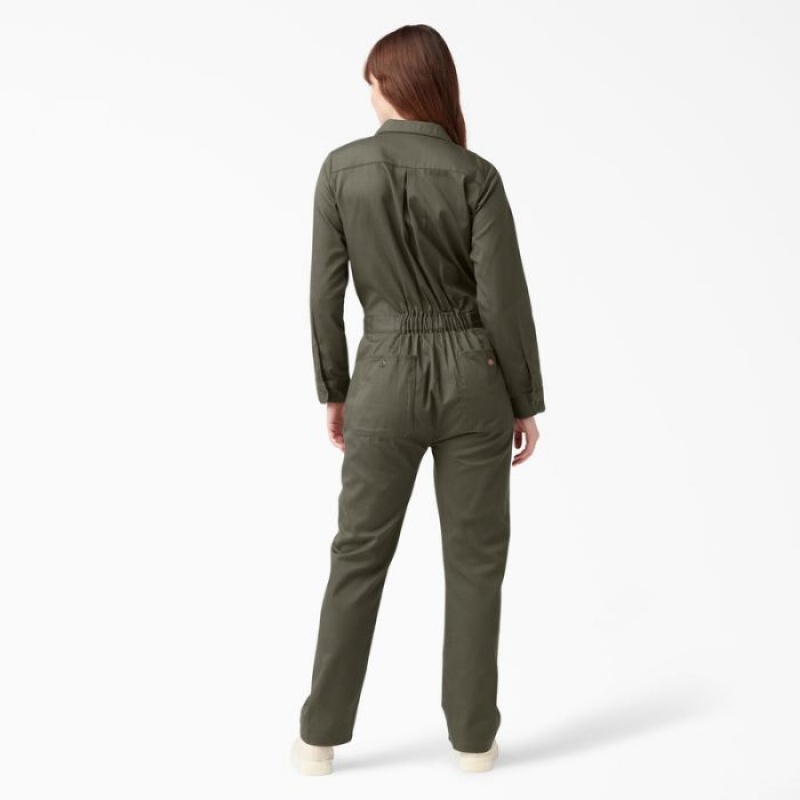 Dickies Long Sleeve Coveralls Verzi | PHLP9359