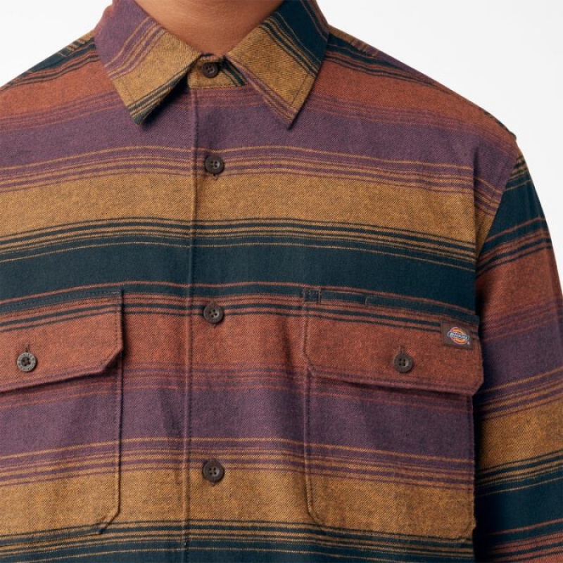 Dickies Long Sleeve Flannel Shirt Visinii | BWYX0567