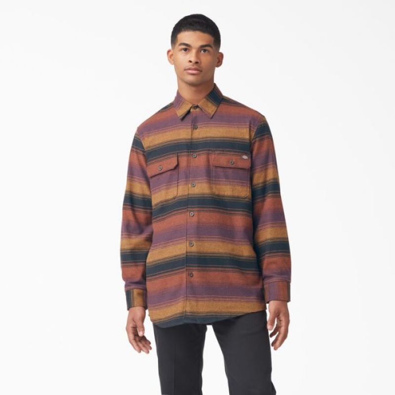 Dickies Long Sleeve Flannel Shirt Visinii | BWYX0567