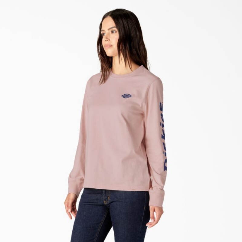 Dickies Long Sleeve Heavyweight Grafice T-Shirt Corai | OUTB0317