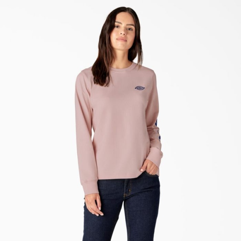 Dickies Long Sleeve Heavyweight Grafice T-Shirt Corai | OUTB0317