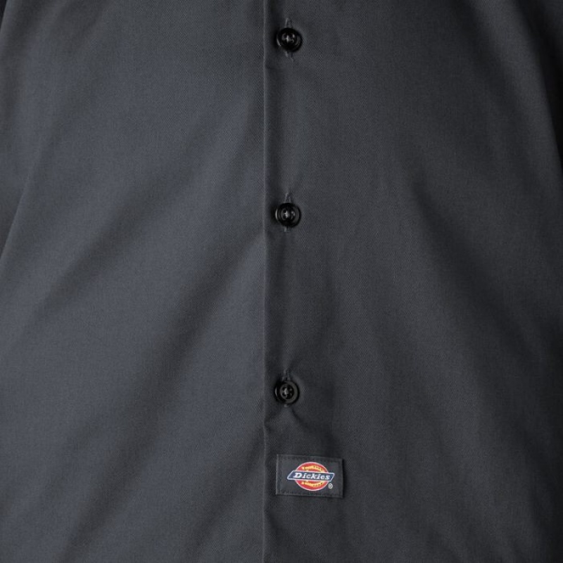 Dickies Long Sleeve Lucru Shirt Gri | WDQH7351