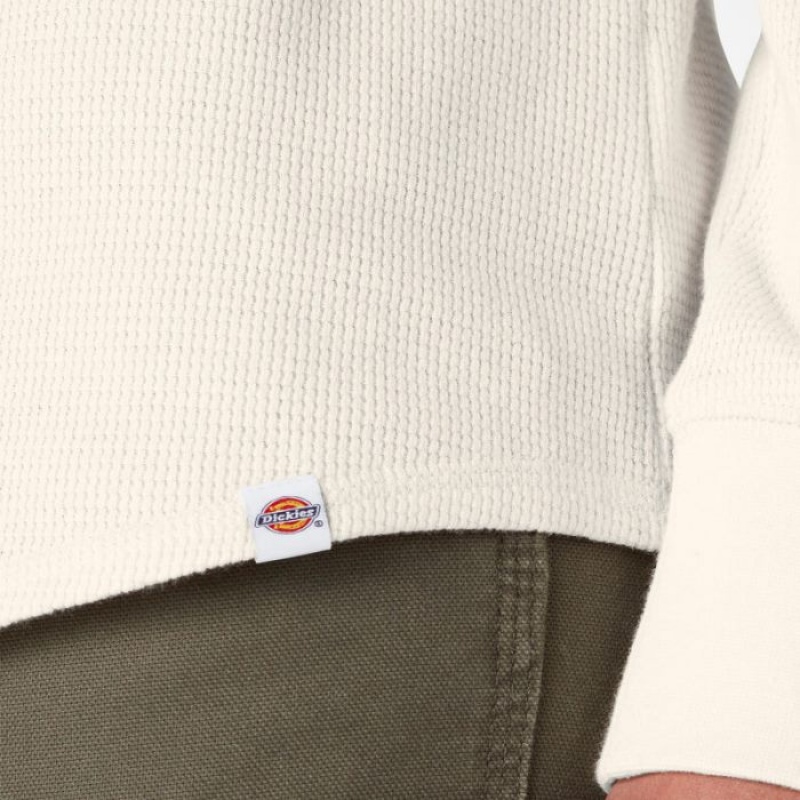 Dickies Long Sleeve Thermal Shirt Bej | ATUL0638