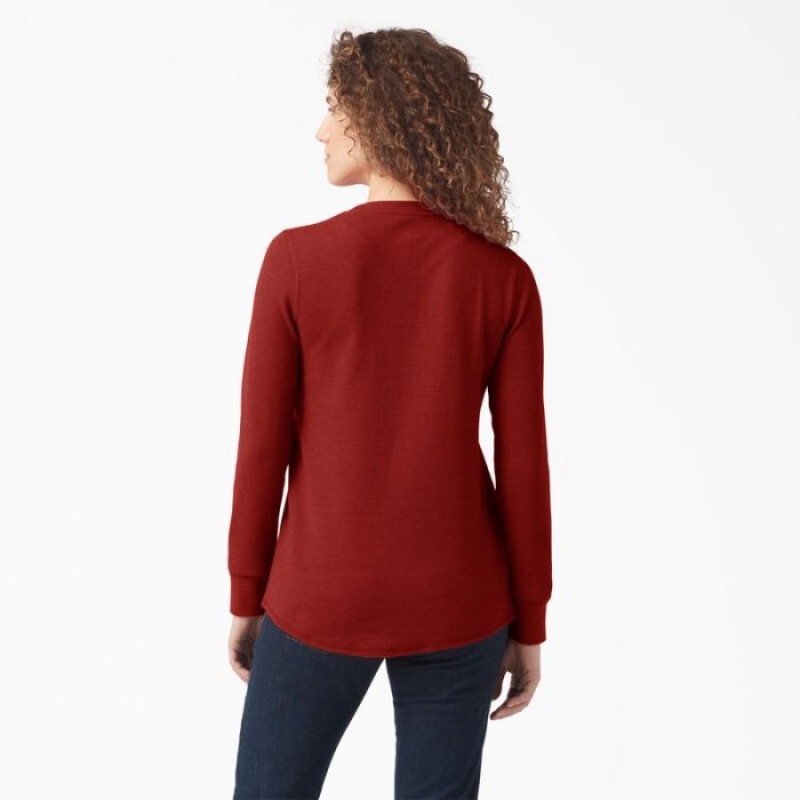 Dickies Long Sleeve Thermal Shirt Portocalii | JDHC5973