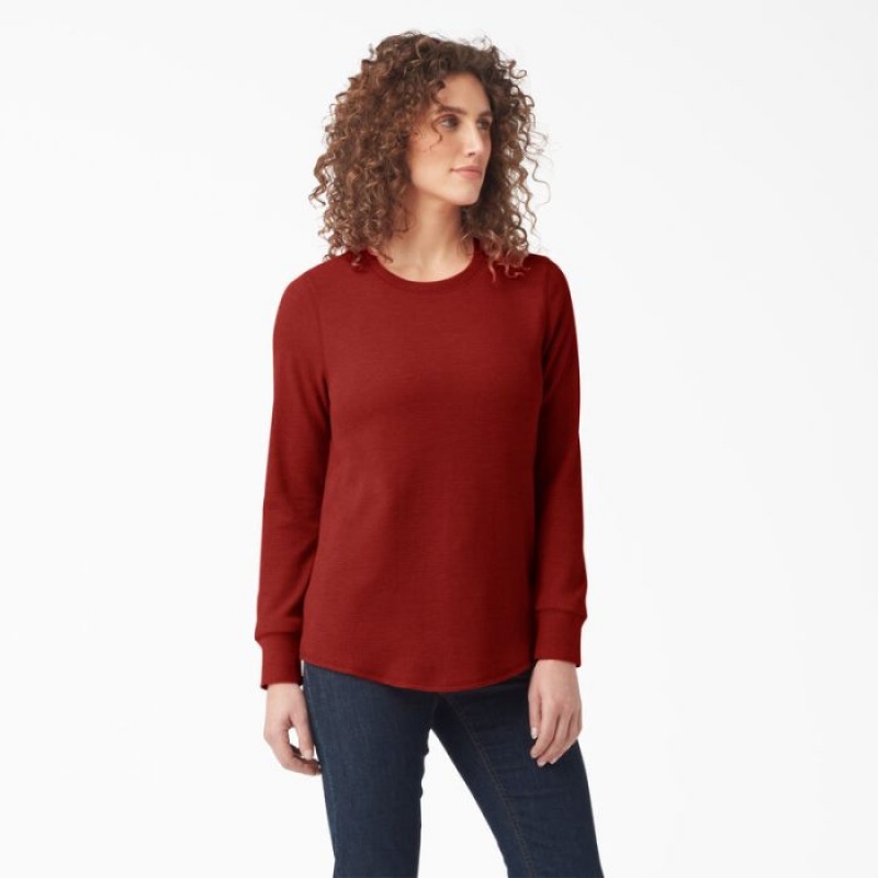 Dickies Long Sleeve Thermal Shirt Portocalii | JDHC5973