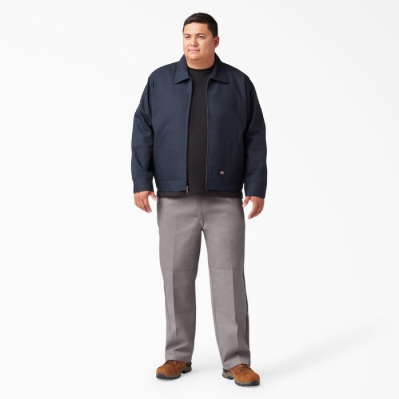 Dickies Loose Fit Double Knee Lucru Pants Argintii | QBFV3628