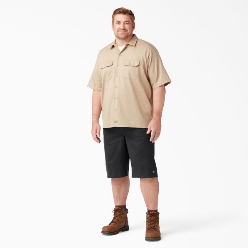 Dickies Loose Fit Plati Front Lucru Shorts, 13