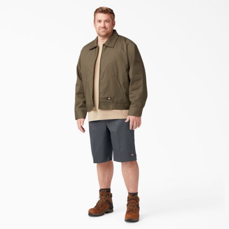 Dickies Loose Fit Plati Front Lucru Shorts, 13