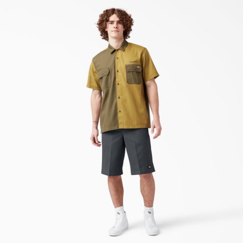 Dickies Loose Fit Plati Front Lucru Shorts, 13