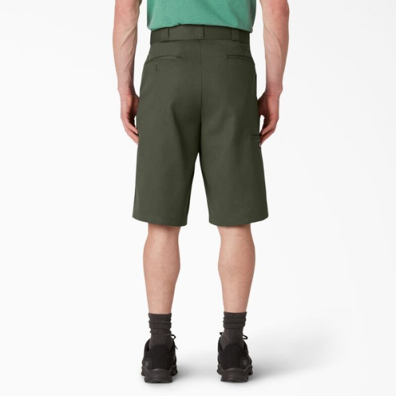 Dickies Loose Fit Plati Front Lucru Shorts, 13