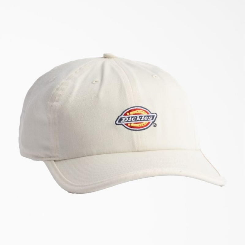 Dickies Low Pro Logo Dad Hat Egret | FHPB8689