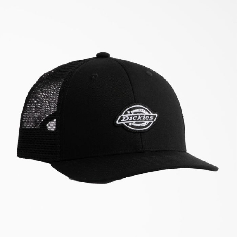 Dickies Low Pro Logo Trucker Hat Negrii | URYU6061