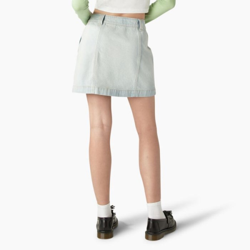 Dickies Madison Skirt Albastri Deschis | GCTK3378