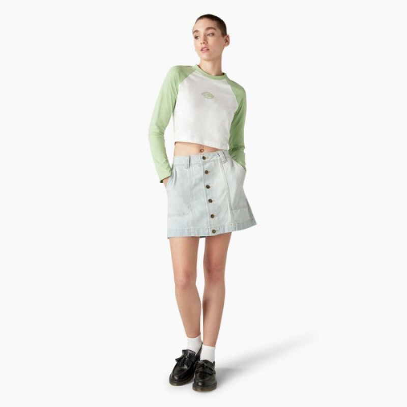 Dickies Madison Skirt Albastri Deschis | GCTK3378