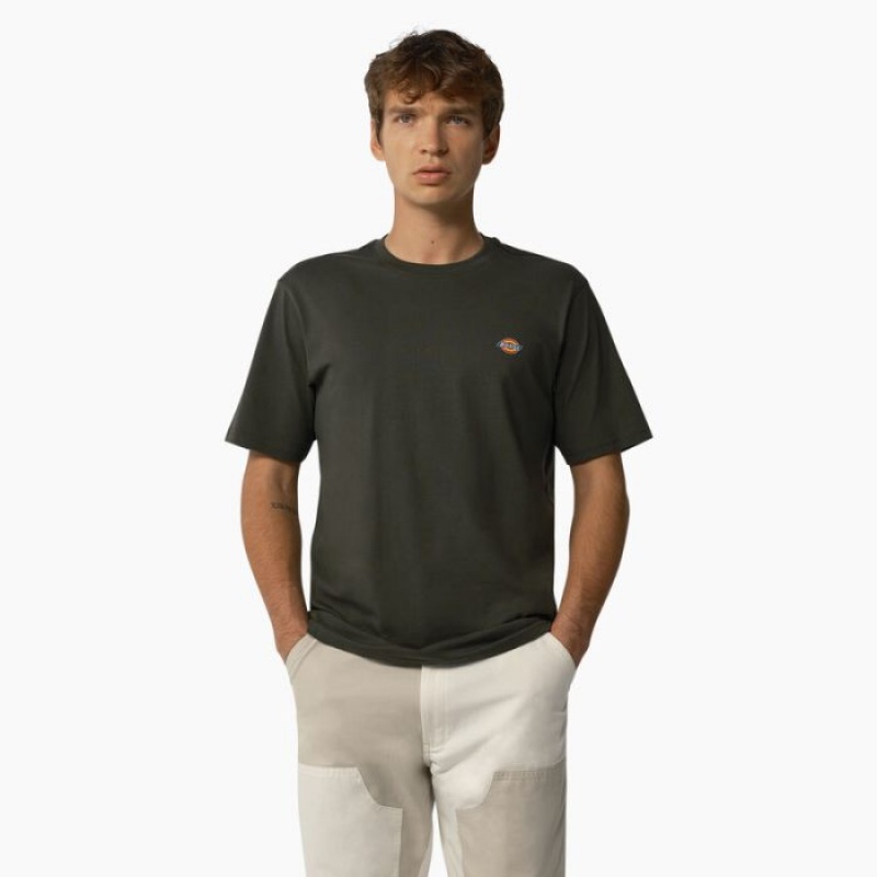 Dickies Mapleton Scurte Sleeve T-Shirt Masline Verzi Verzi | PCCS4841