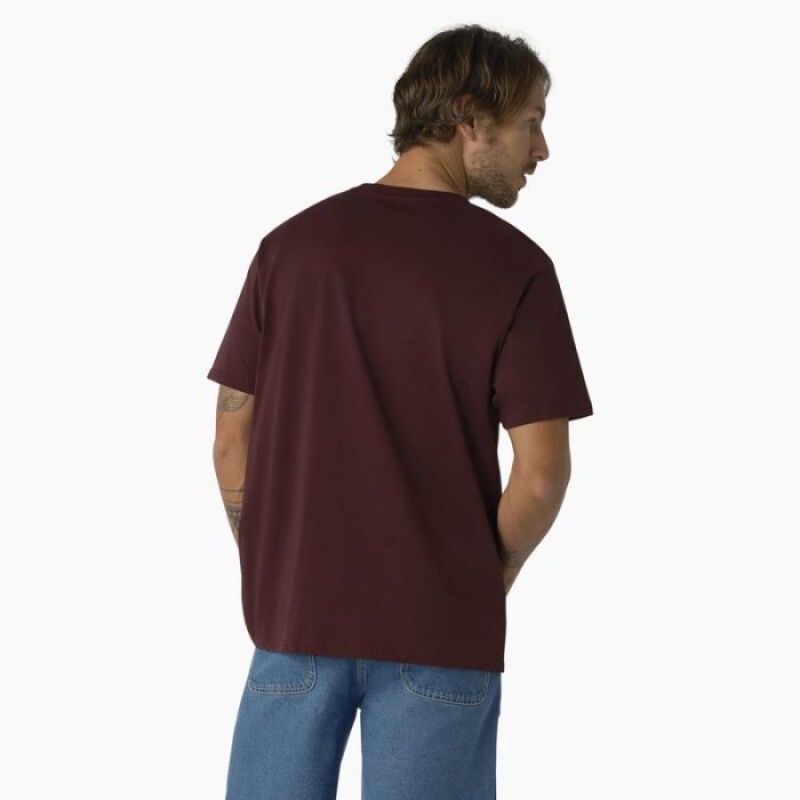 Dickies Mapleton Scurte Sleeve T-Shirt Visinii | EODL4684