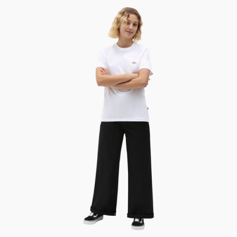 Dickies Mapleton T-Shirt Albi | WFDD2499