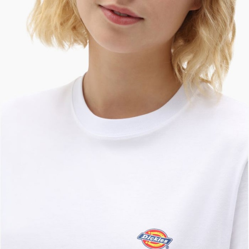 Dickies Mapleton T-Shirt Albi | WFDD2499