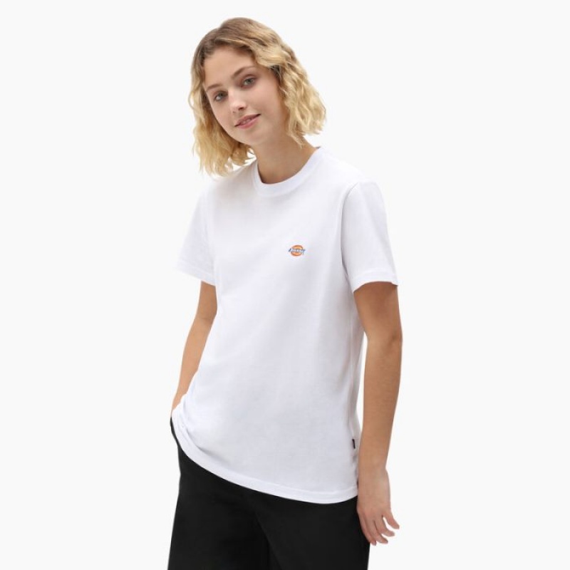 Dickies Mapleton T-Shirt Albi | WFDD2499