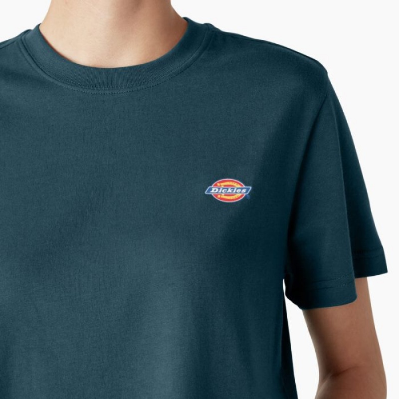 Dickies Mapleton T-Shirt Reflecting Pond | QPCN1377