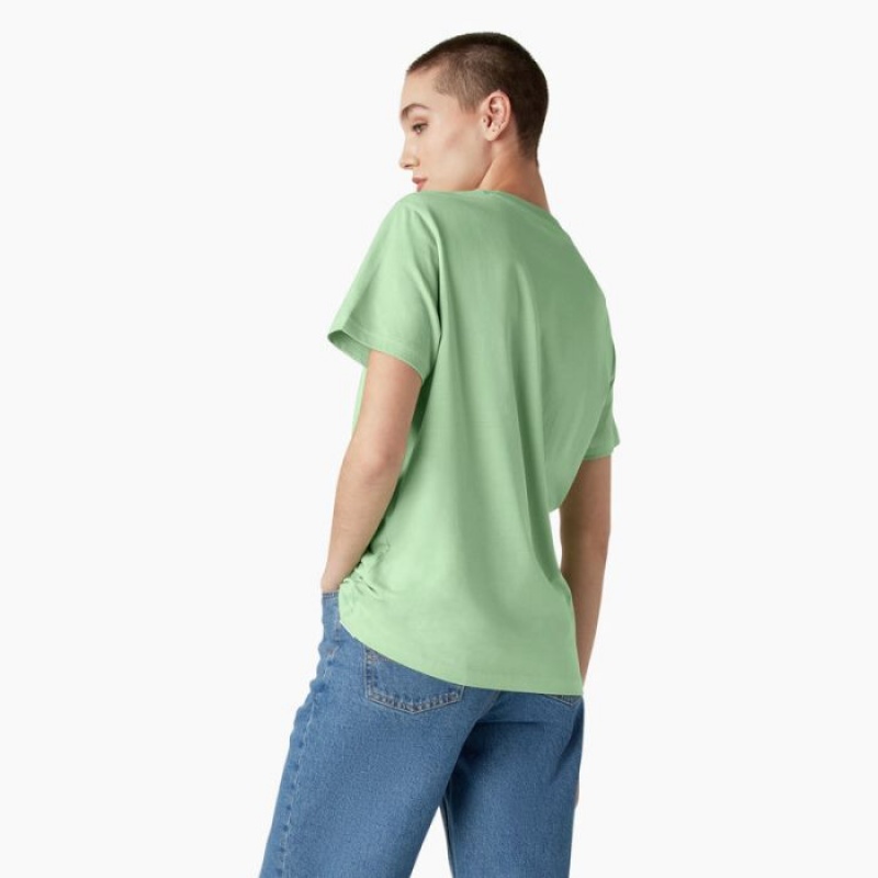 Dickies Mapleton T-Shirt Verzi | YEOI1776