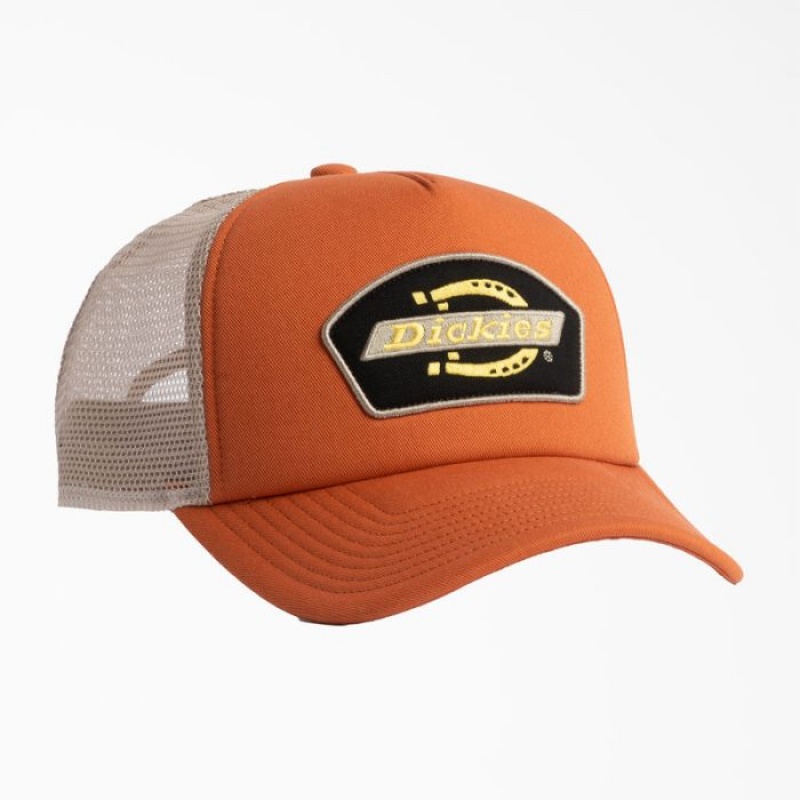 Dickies Mid-High Pro Foam Trucker Hat Maro | XBEX7541