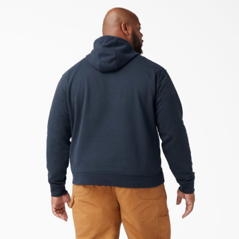 Dickies Midweight Fleece Hoodie Bleumarin | BLWR1931