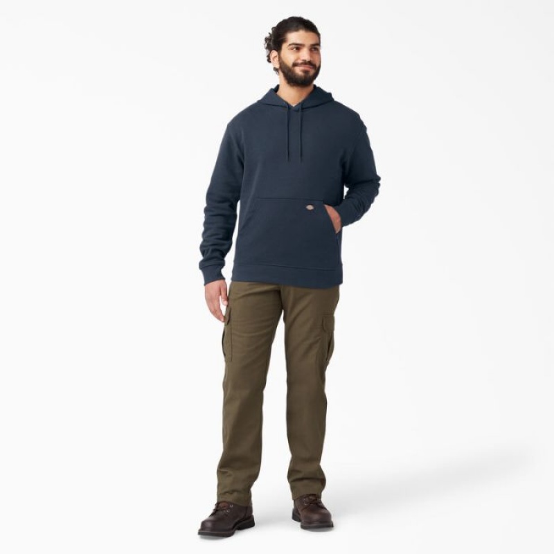 Dickies Midweight Fleece Hoodie Bleumarin | BLWR1931