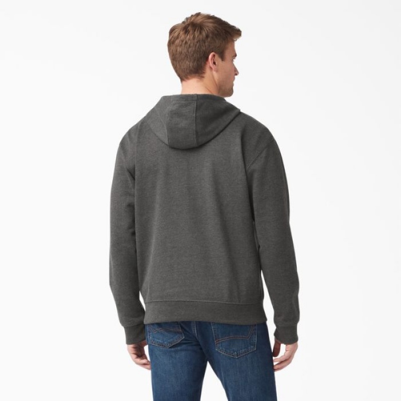 Dickies Midweight Fleece Hoodie Gri Inchis | YKVM7286
