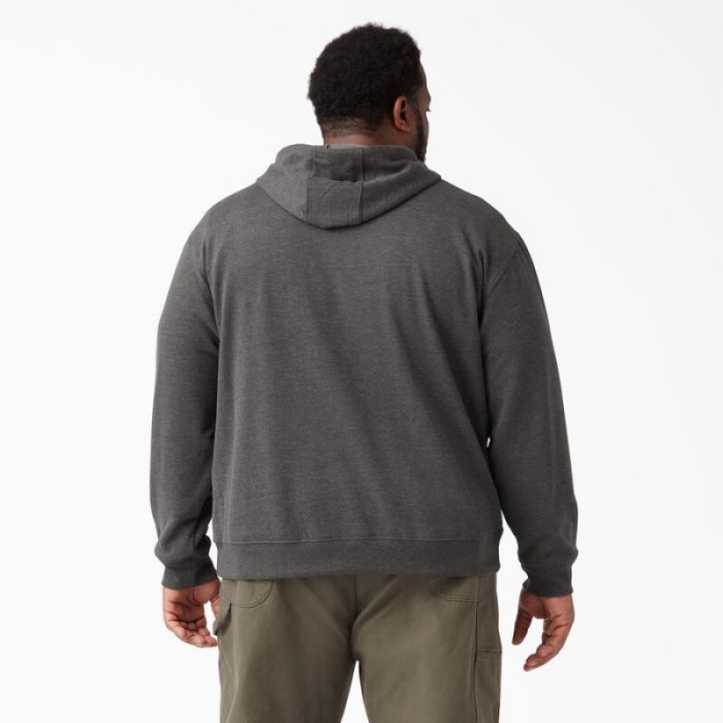 Dickies Midweight Fleece Hoodie Gri Inchis | YKVM7286