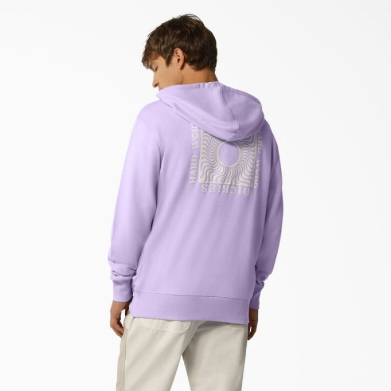 Dickies Oatfield Hoodie Violet Roz | QMVK8551