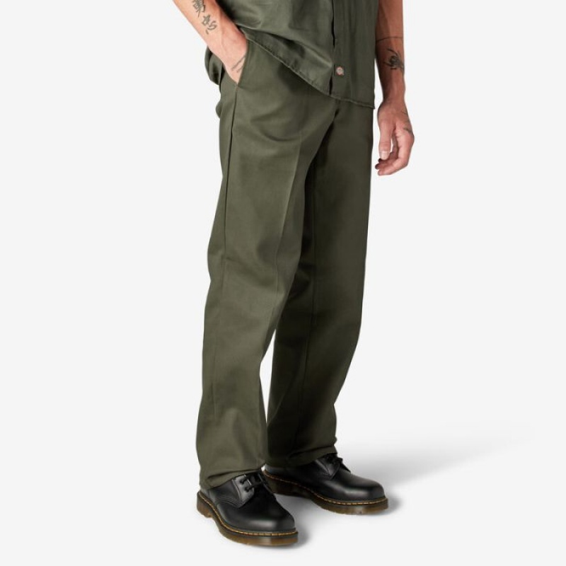 Dickies Original 874 Masline Verzi Verzi | PNFZ5624