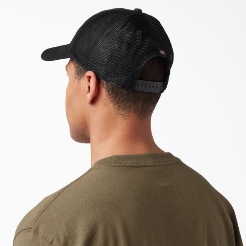 Dickies Panza Trucker Hat Negrii | RDZG5636
