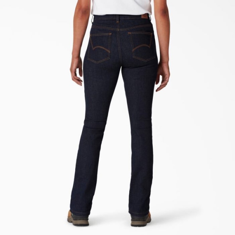 Dickies Perfect Shape High Talie Bootcut Jeans Regular | RUBO3691