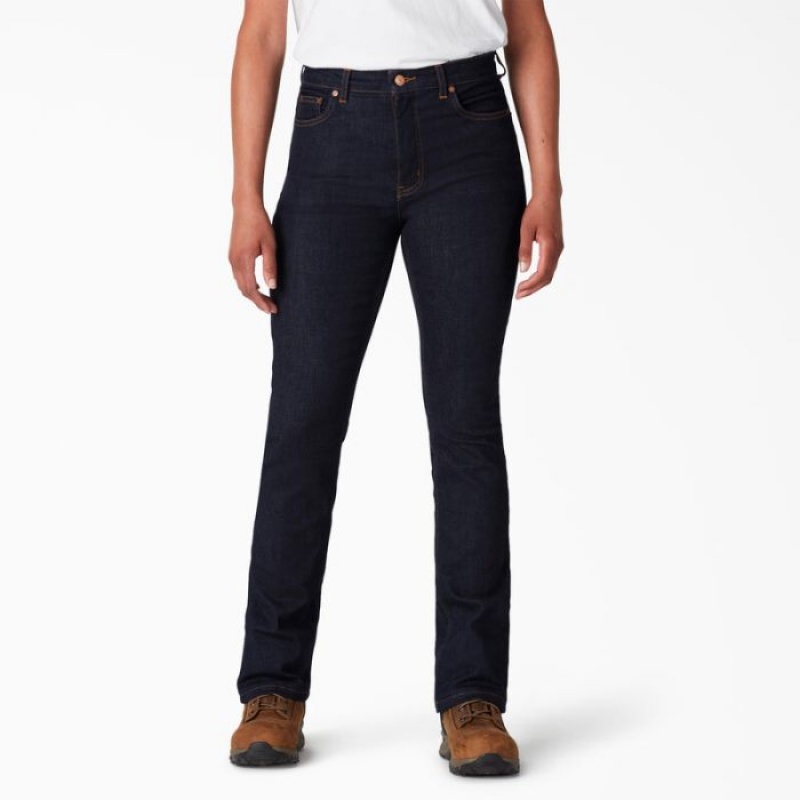 Dickies Perfect Shape High Talie Bootcut Jeans Regular | RUBO3691